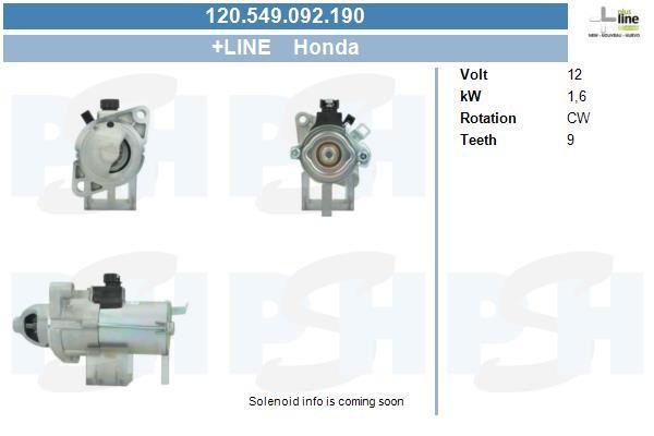 120549092190 BV PSH Starter