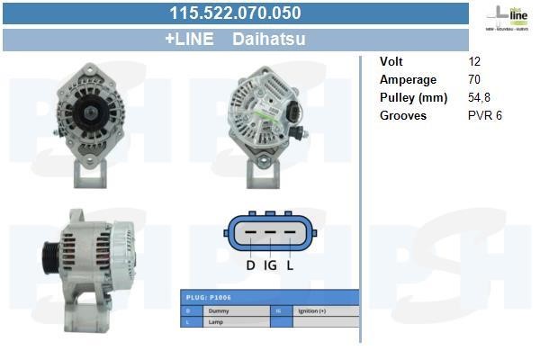 115522070050 BV PSH Alternator