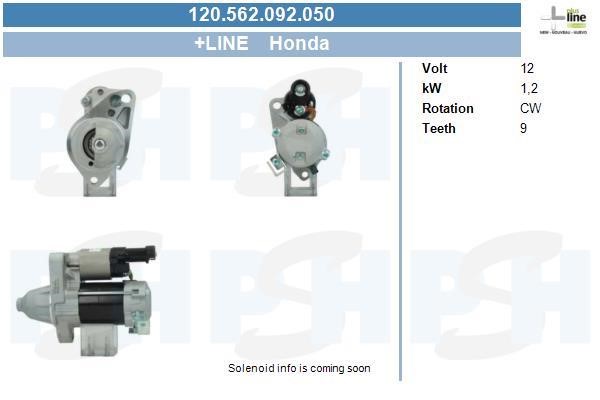 120562092050 BV PSH Starter