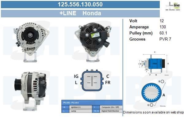125556130050 BV PSH Alternator