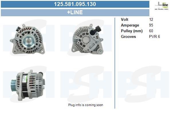 BV PSH 125.581.095.130 Alternator 125581095130 125581095130 BV PSH Alternator