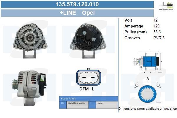 135579120010 BV PSH Alternator