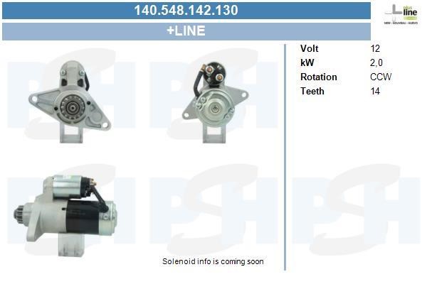 Engine starter Mazda RX 8: 140548142130 BV PSH Starter
