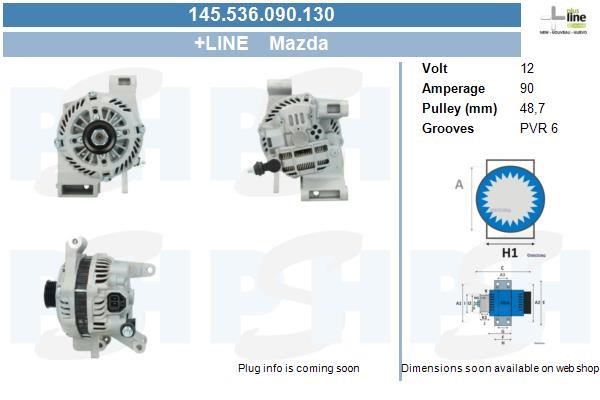 145536090130 BV PSH Alternator