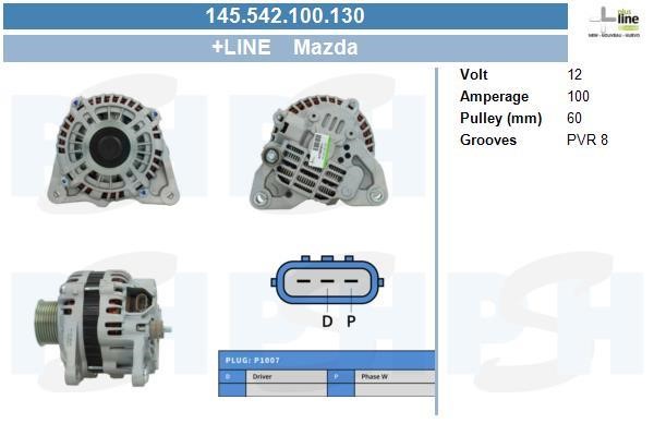 145542100130 BV PSH Alternator