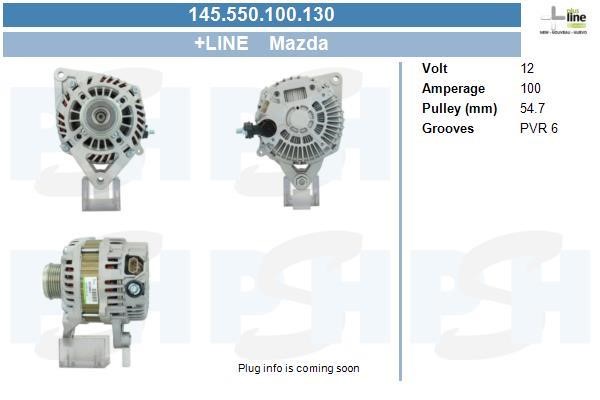 145550100130 BV PSH Alternator