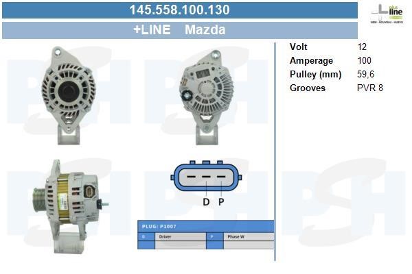 145558100130 BV PSH Alternator