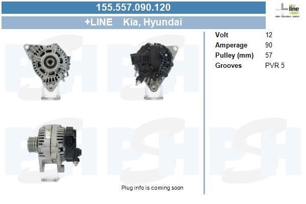 155557090120 BV PSH Alternator