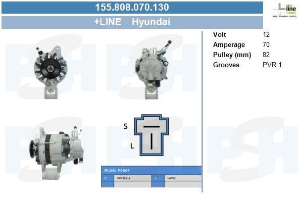155808070130 BV PSH Alternator