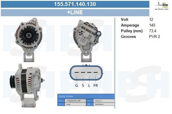 155571140130 BV PSH Alternator
