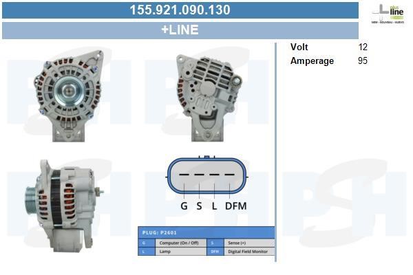 BV PSH 155.921.090.130 Alternator 155921090130