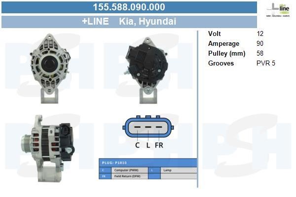 155588090000 BV PSH Alternator
