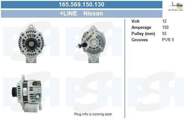 165569150130 BV PSH Alternator