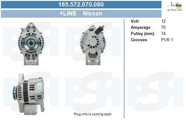165572070080 BV PSH Alternator
