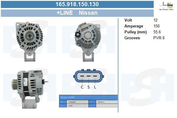 BV PSH 165.918.150.130 Alternator 165918150130