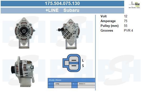 175504075130 BV PSH Alternator
