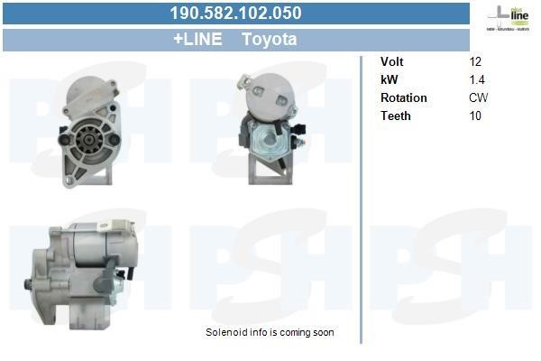BV PSH 190.582.102.050 Starter 190582102050 190582102050 BV PSH Starter
