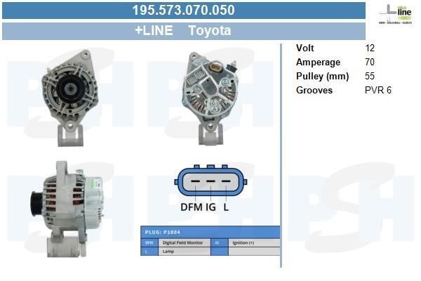 195573070050 BV PSH Alternator