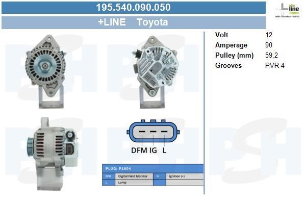 195540090050 BV PSH Alternator