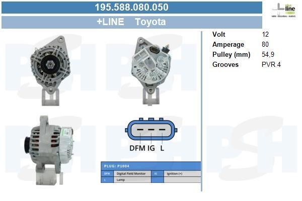 195588080050 BV PSH Alternator