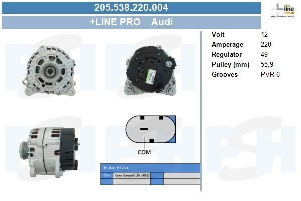 205538220004 BV PSH Alternator