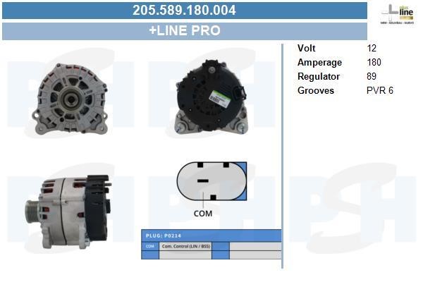 Alternator Audi A5: 205589180004 BV PSH Alternator