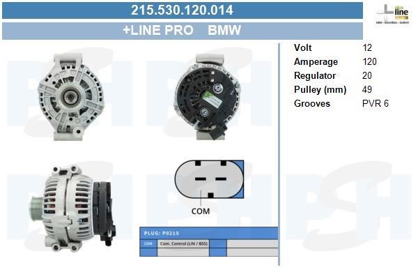 215530120014 BV PSH Alternator