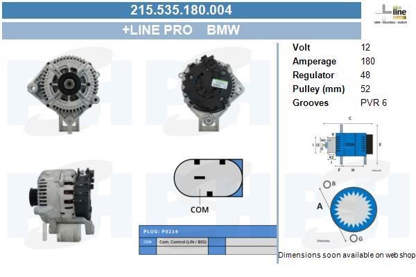 215535180004 BV PSH Alternator