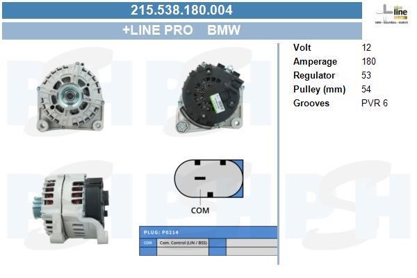 215538180004 BV PSH Alternator