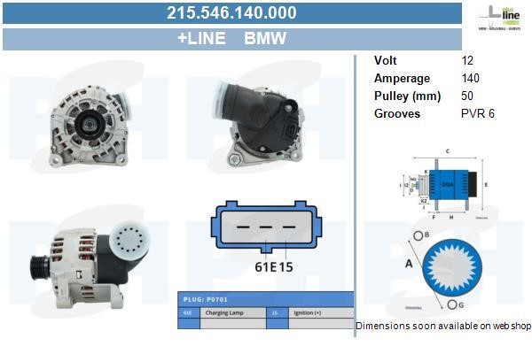 215546140000 BV PSH Alternator