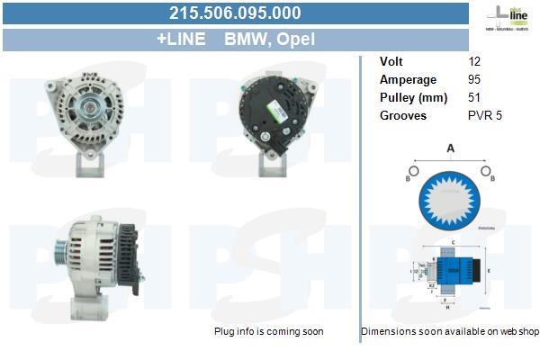215506095000 BV PSH Alternator