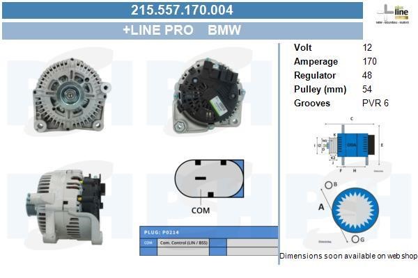 215557170004 BV PSH Alternator