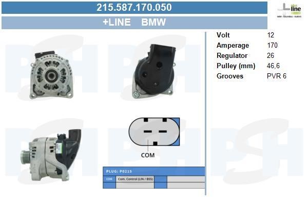 215587170050 BV PSH Alternator