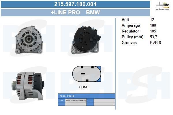 Engine alternator BMW 1 series: 215597180004 BV PSH Alternator