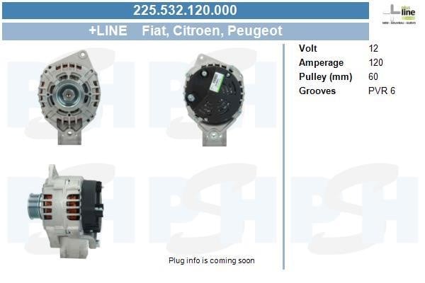 225532120000 BV PSH Alternator