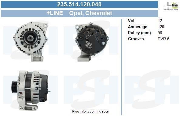 235514120040 BV PSH Alternator