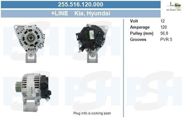 255516120000 BV PSH Alternator