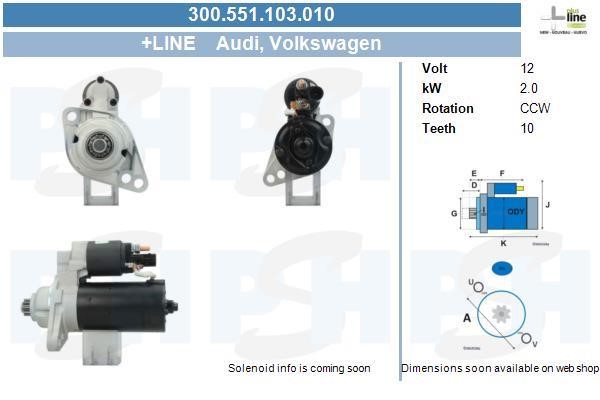 300551103010 BV PSH Starter