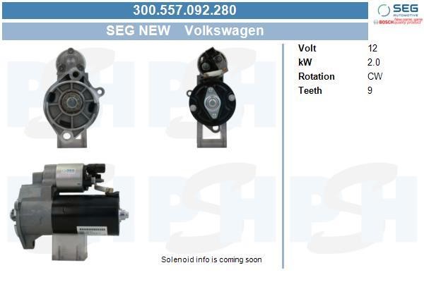 BV PSH 300.557.092.280 Starter 300557092280