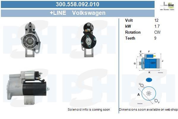300558092010 BV PSH Starter