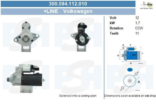 300594112010 BV PSH Starter