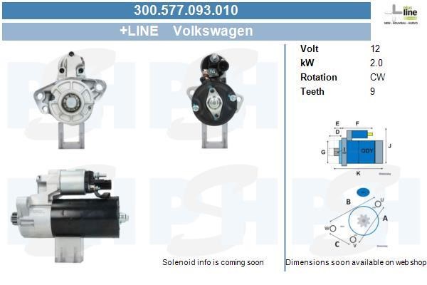 300577093010 BV PSH Starter