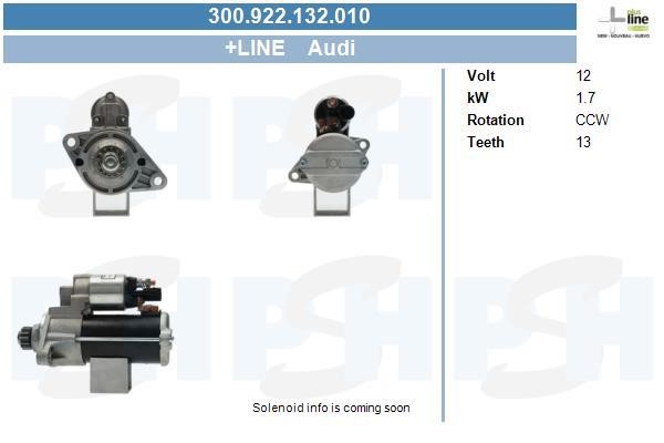 Engine starter motor Cupra Formentor: 300922132010 BV PSH Starter