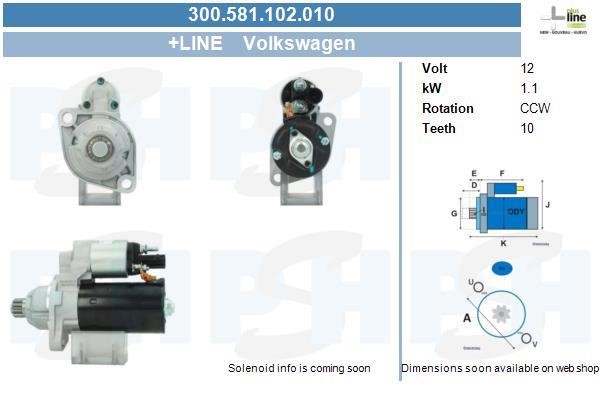300581102010 BV PSH Starter