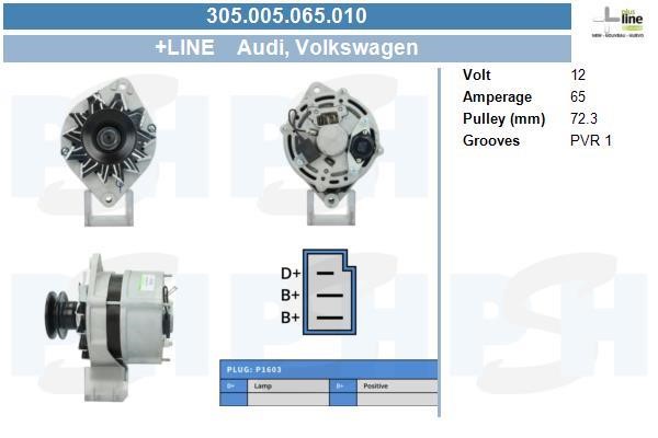 305005065010 BV PSH Alternator