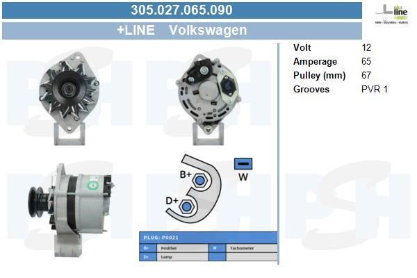 305027065090 BV PSH Alternator