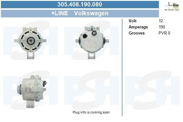 305408190080 BV PSH Alternator
