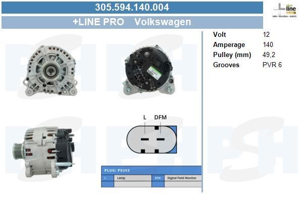 Engine alternator Audi TT: 305594140004 BV PSH Alternator