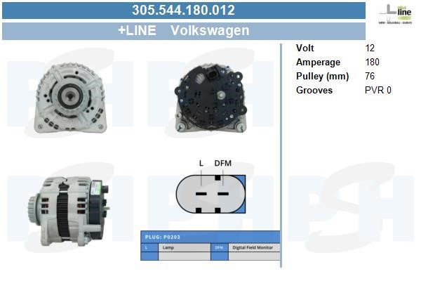 305544180012 BV PSH Alternator
