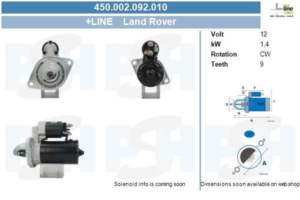 450002092010 BV PSH Starter